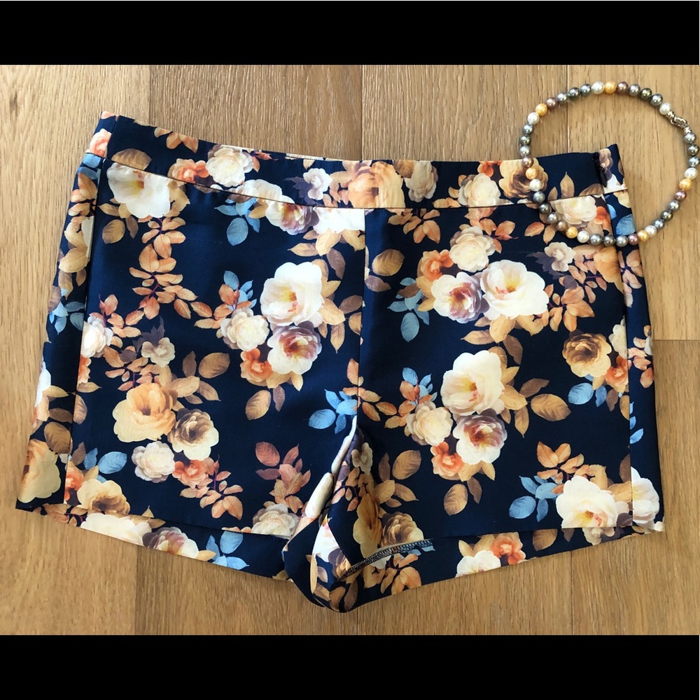 J. CREW 100% Silk 3” Dress Shorts NWT Floral